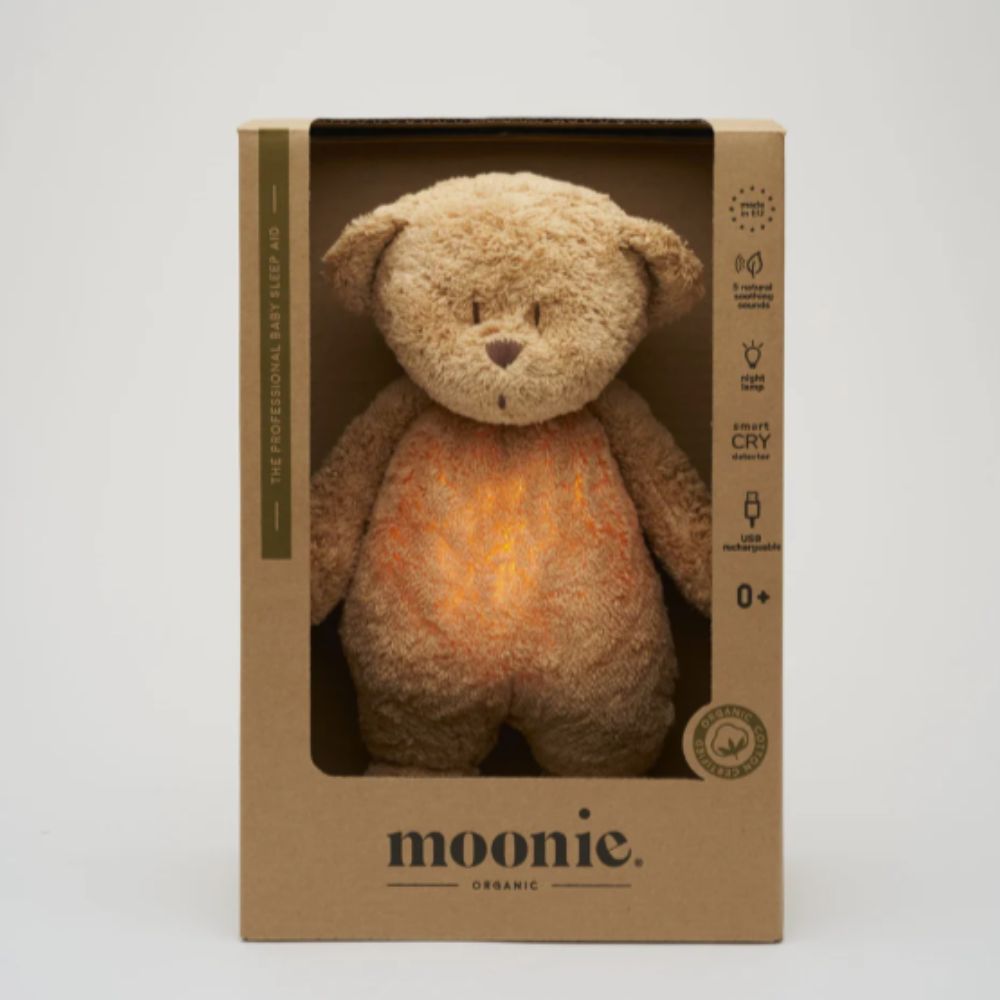 Moonie Organic Humming Bear - Cappuccino
