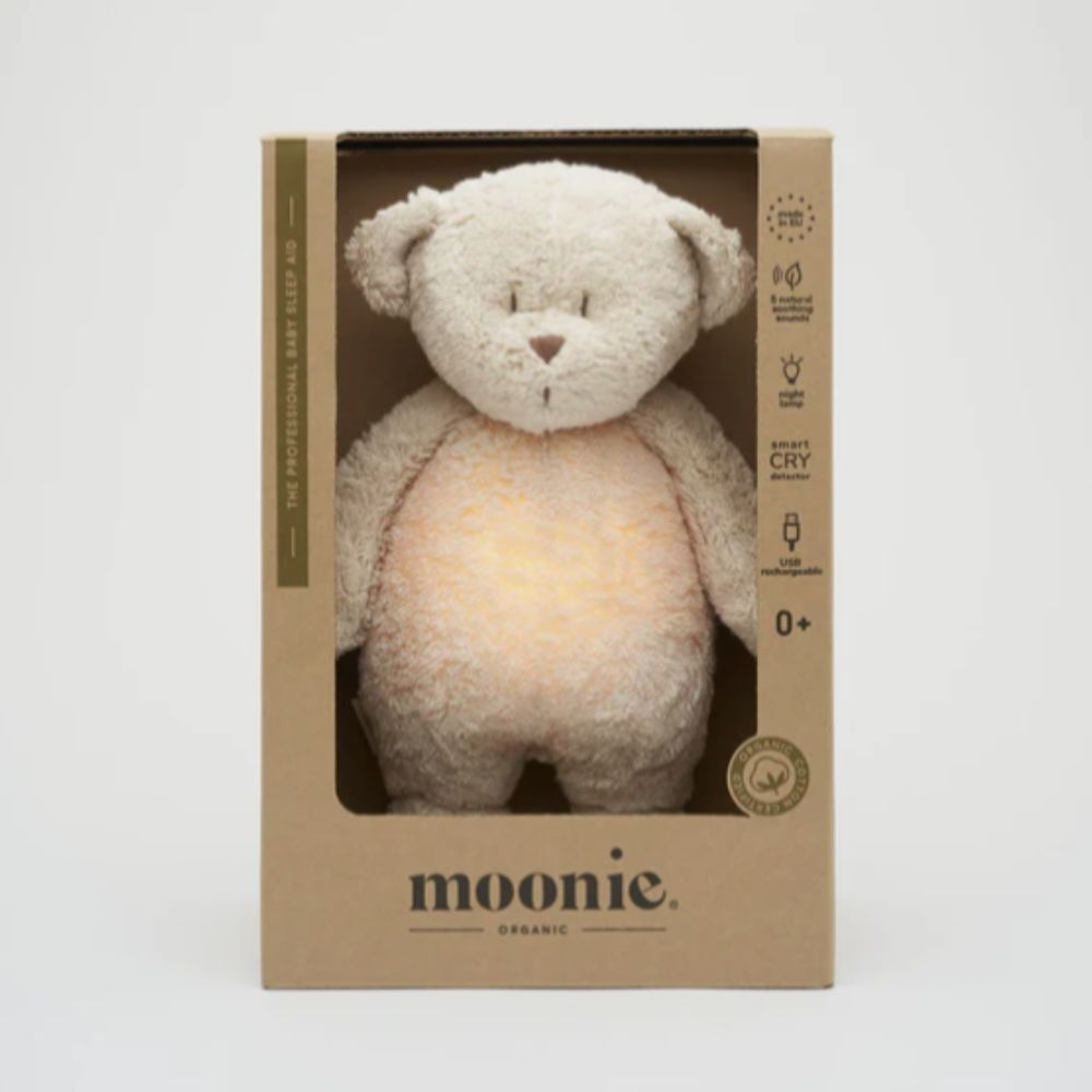 Moonie Organic Humming Bear - Sand