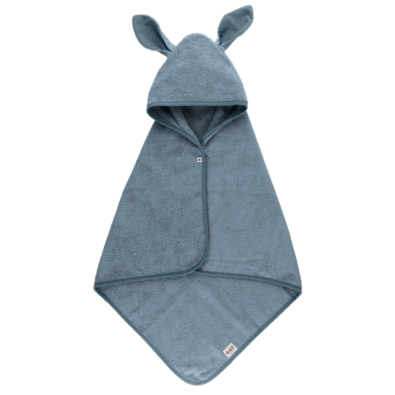 BIBs Organic Hoodie Towel - Blue