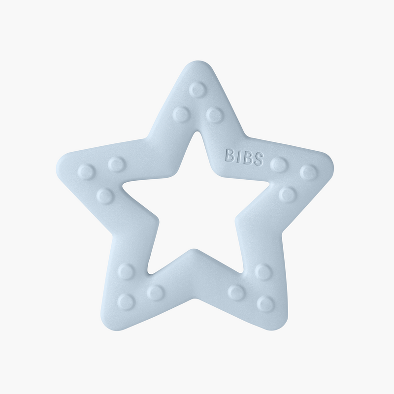 BIBs Baby Bitie Star Teether - Baby Blue