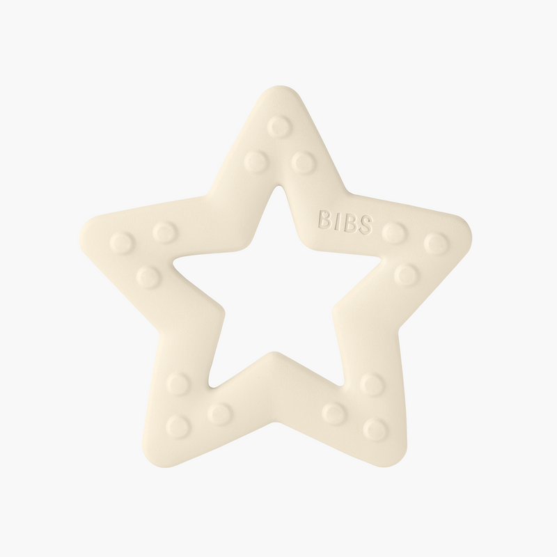 BIBs Baby Bitie Star Teether - Ivory