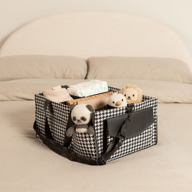 Bunnie Caddie - Houndstooth Black