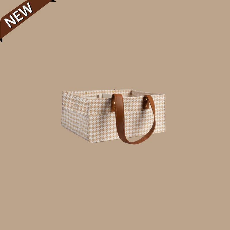 Bunnie Caddie - Mini Houndstooth Tan